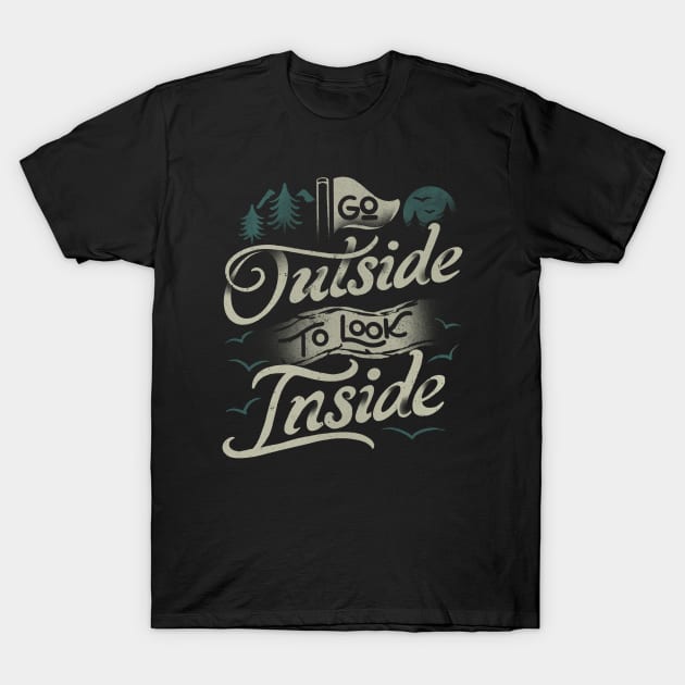 Go Outside To Look Inside II by Tobe Fonseca T-Shirt by Tobe_Fonseca